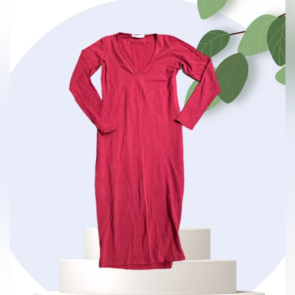 Rebdolls Maroon Dress
